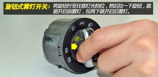 汽车车灯图解大全 1 雾灯的使用及操作高清图片