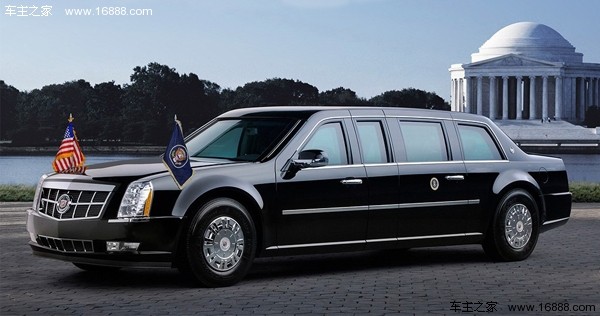 美国总统奥巴马座驾: 凯迪拉克dts豪华总统车